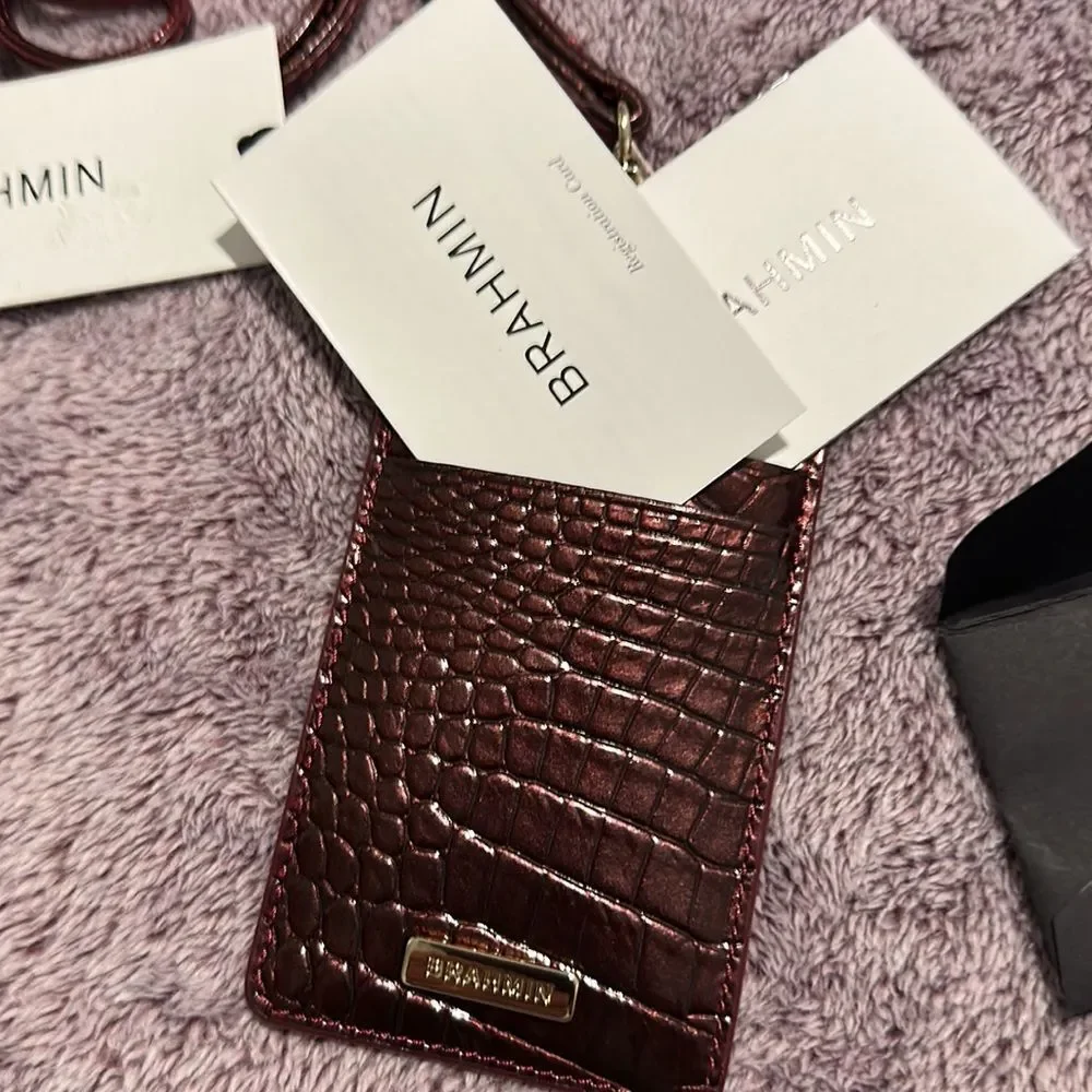 Brahmin Leather ID Lanyard